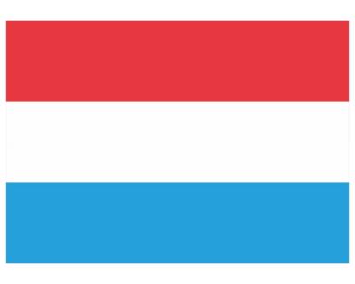 Luxemburg Flagge Aufkleber Autoaufkleber