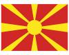 Nordmazedonien Flagge Aufkleber Autoaufkleber Aufkleber
