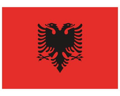 Albanien Flagge Aufkleber Autoaufkleber