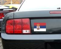 Serbien Flagge Aufkleber Autoaufkleber