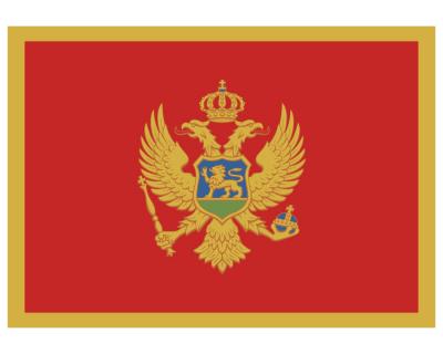 Montenegro Flagge Aufkleber Autoaufkleber