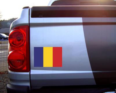 Rumnien Flagge Aufkleber Autoaufkleber - Ansicht 2