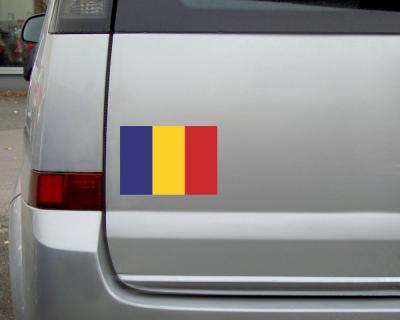 Rumnien Flagge Aufkleber Autoaufkleber