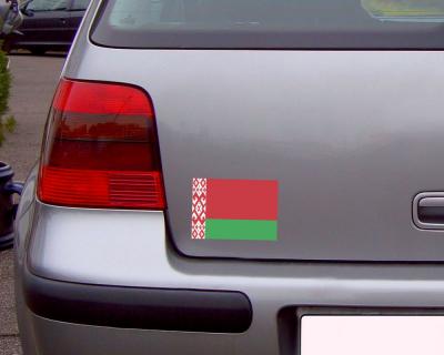 Weirussland Flagge Aufkleber Autoaufkleber