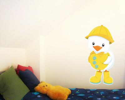 Buntes Wandtattoo 