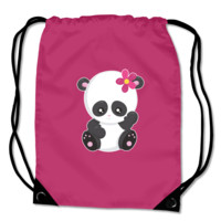 Se Kinder Turnbeutel Sportbeutel Turnbeutel Modellnummer  fuchsia/farbiger Aufdruck