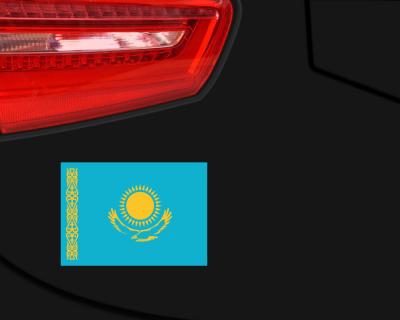 Kasachstan Flagge Aufkleber Autoaufkleber