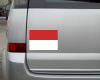 Monaco Flagge Aufkleber Autoaufkleber Aufkleber