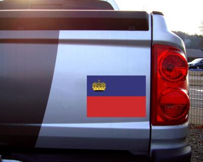 Liechtenstein Flagge Aufkleber Autoaufkleber - Ansicht 2
