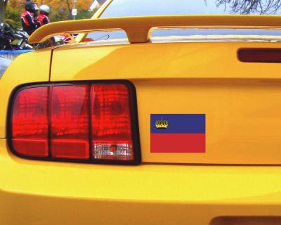 Liechtenstein Flagge Aufkleber Autoaufkleber Aufkleber