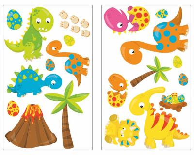 25-teiliges  Baby Dinos  Wandtattoo Set