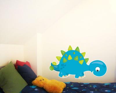Buntes Wandtattoo  Dino Spike 