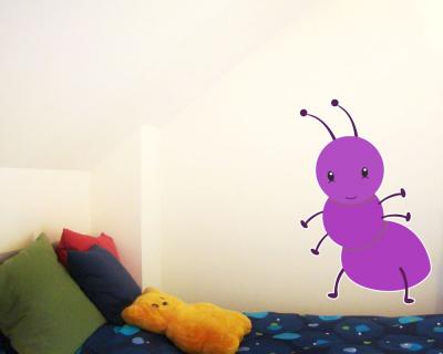 Buntes Wandtattoo 