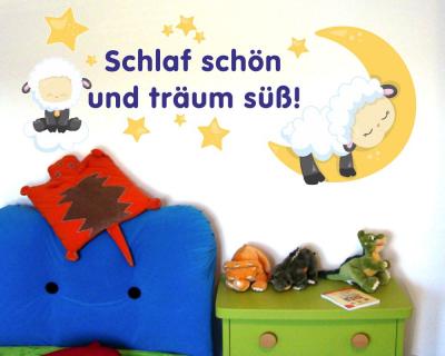 Buntes Wandtattoo 