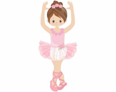 Ballerina Aufkleber