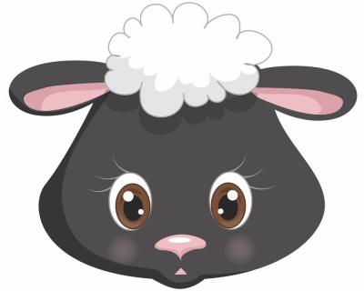 Buntes Wandtattoo 