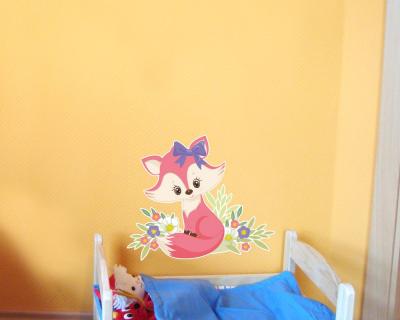 Buntes Wandtattoo 