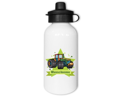 Trinkflasche mit Traktor als Motiv