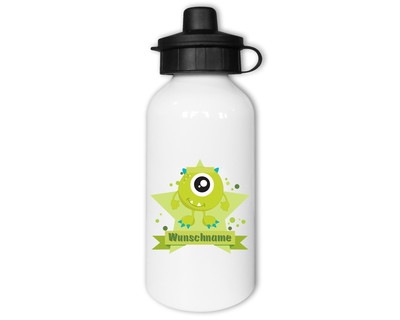 Trinkflasche mit Grnes Monster als Motiv