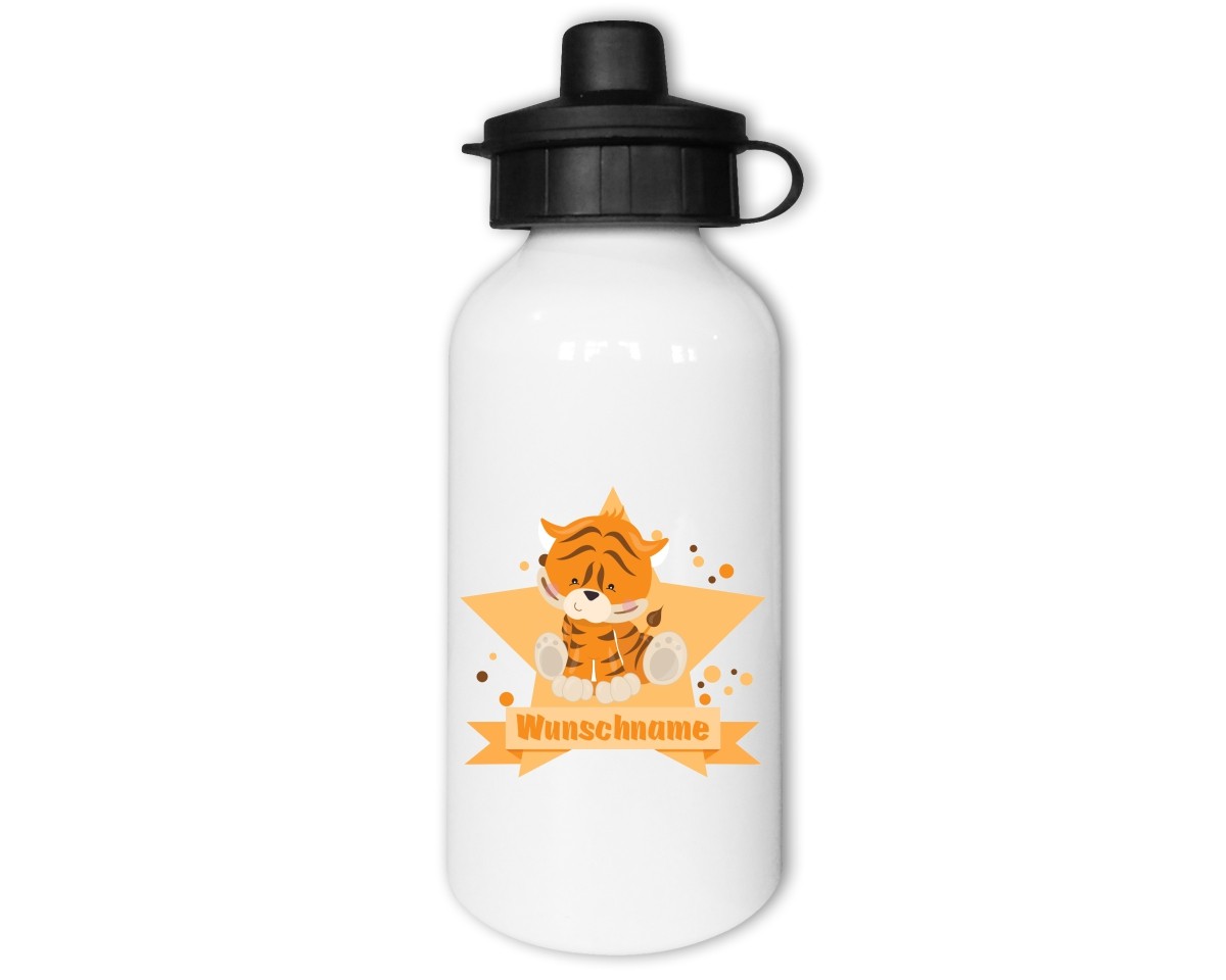 Trinkflasche mit Kinder Motiven  Modellnummer 002143-035-000  orange