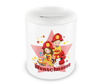 Spardose mit 9 unterschiedlichen Jungen Motiven 5 Spardose Modellnummer  wei