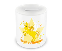 Spardose mit 9 unterschiedlichen Mdchen Motiven 1 Spardose Modellnummer  wei