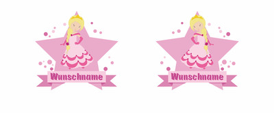 Trinkflasche bedruckt mit dem Motiv Se Prinzessin - Ansicht 2
