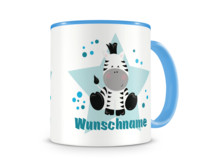 Tasse mit 9 unterschiedlichen Mdchen Motiven 2 Tasse Modellnummer  blau