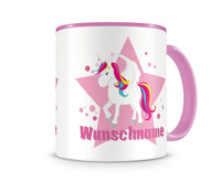Tasse mit 9 unterschiedlichen Mdchen Motiven 3 Tasse Modellnummer  rosa