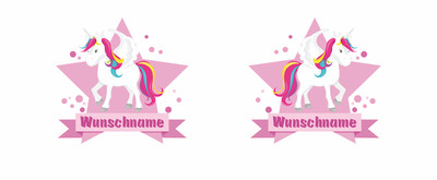 Trinkflasche bedruckt mit dem Motiv Groes Einhorn - Ansicht 2