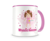 Tasse mit 9 unterschiedlichen Mdchen Motiven 3 Tasse Modellnummer  rosa