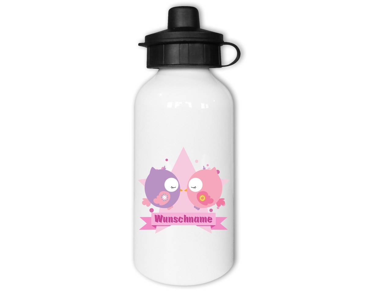 Trinkflasche mit Kinder Motiven  Modellnummer 002213-972-000  rosa