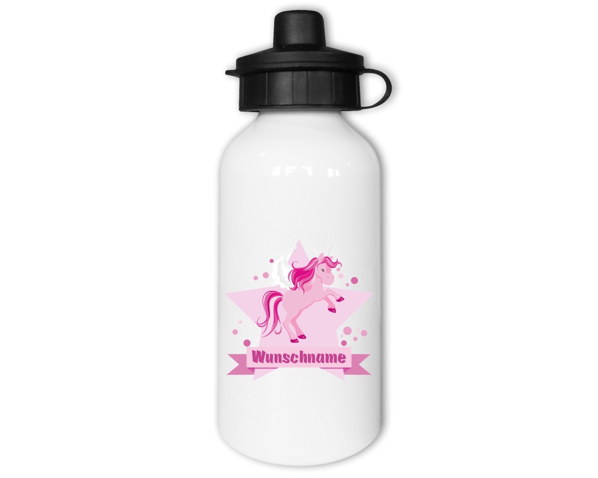Trinkflasche mit Kinder Motiven  Modellnummer 002215-972-000  rosa