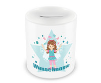 Spardose mit 9 unterschiedlichen Mdchen Motiven 4 Spardose Modellnummer  wei