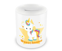 Spardose mit 9 unterschiedlichen Mdchen Motiven 4 Spardose Modellnummer  wei