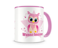 Tasse mit 9 unterschiedlichen Mdchen Motiven 4 Tasse Modellnummer  rosa