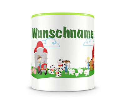 Tasse mit einem Bauernhof als Motiv - Ansicht 2