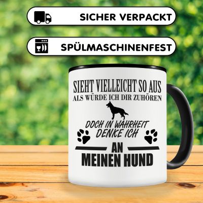 Tasse mit dem Motiv Ich denke an meinen Hund - Ansicht 4