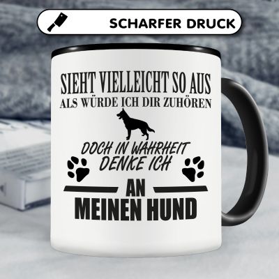 Tasse mit dem Motiv Ich denke an meinen Hund - Ansicht 5