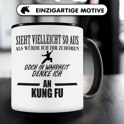 Tasse mit dem Motiv Ich denke an Kung Fu - Ansicht 3