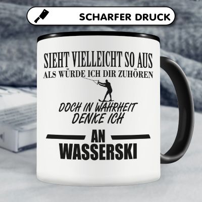 Tasse mit dem Motiv Ich denke an Wasserski - Ansicht 5