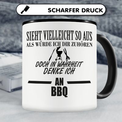 Tasse mit dem Motiv Ich denke an BBQ - Ansicht 5