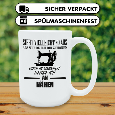 XXL Tasse mit dem Motiv Ich denke an Nhen - Ansicht 4