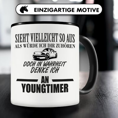 Tasse mit dem Motiv Ich denke an Youngtimer - Ansicht 3