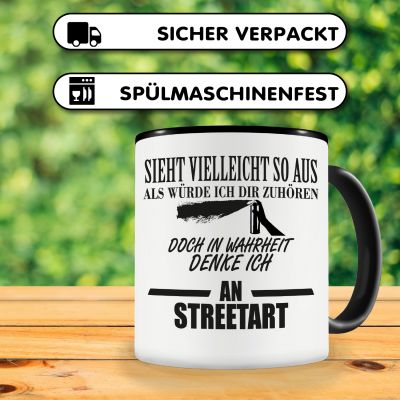 Tasse mit dem Motiv Ich denke an Streetart - Ansicht 4
