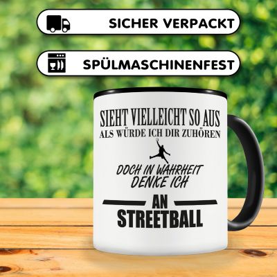 Tasse mit dem Motiv Ich denke an Streetball - Ansicht 4