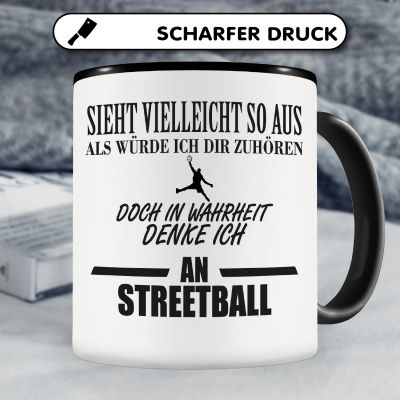 Tasse mit dem Motiv Ich denke an Streetball - Ansicht 5