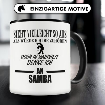 Tasse mit dem Motiv Ich denke an Samba - Ansicht 3