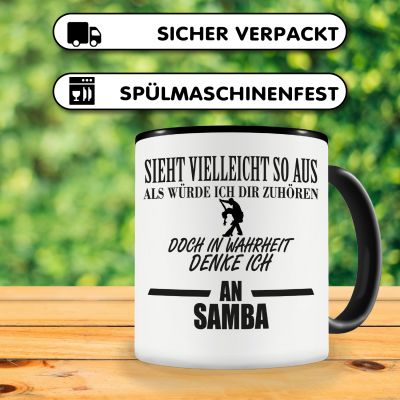 Tasse mit dem Motiv Ich denke an Samba - Ansicht 4