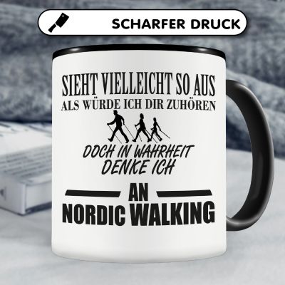 Tasse mit dem Motiv Ich denke an Nordic Walking - Ansicht 5